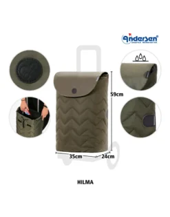 Alu Star Shopper Hilma oliv