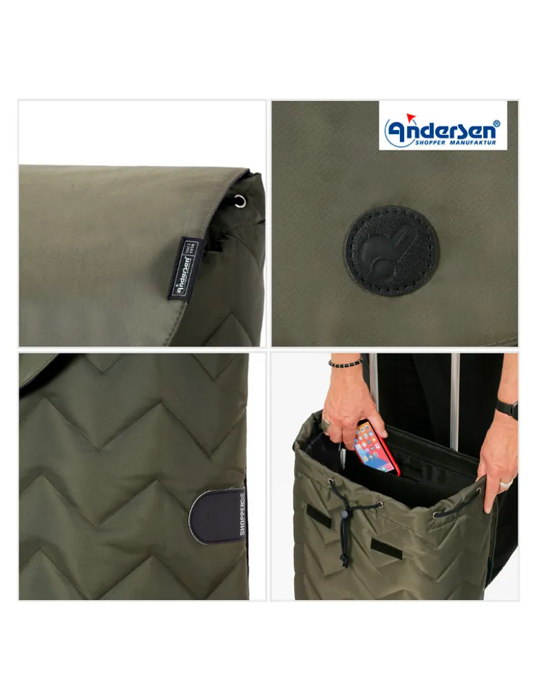 Alu Star Shopper Hilma oliv