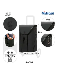 Alu Star Shopper Oli.P 3.0 schwarz