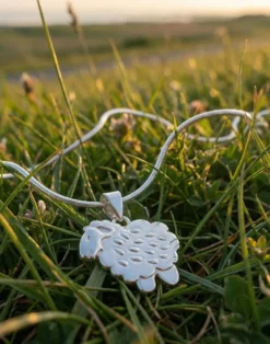 Anhänger Deichschaf, Silber und Gold