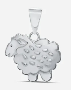 Anhänger Deichschaf, Silber und Gold