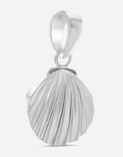 Anhänger Muschel mit Perle, Silber und Gold - silber nicht lieferbar