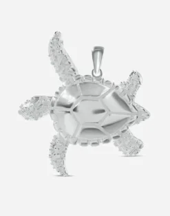 Anhänger Schildkröte, Silber und Gold