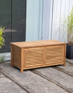 Aufbewahrungsbox Gedöns aus Teakholz