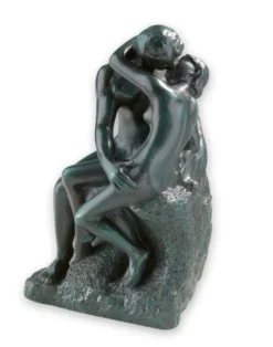 Auguste Rodin: Skulptur "Der Kuss" (19 cm), Kunstguss