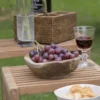 Beistelltische 3er Set aus Teakholz