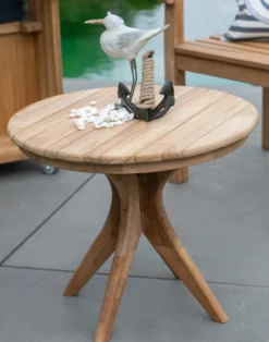 Beistelltisch Eider aus Teakholz