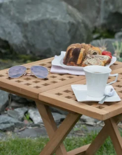 Beistelltisch Tönning aus Teakholz