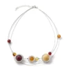 Bernsteincollier "Sonne, Mond und Sterne"