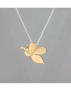 Biene und Kette, gold