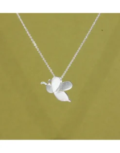 Biene und Kette, silber