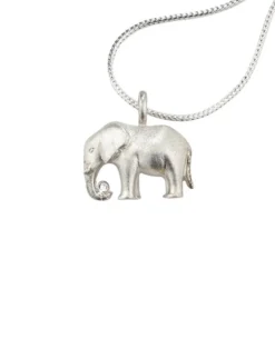 Christiane Wendt: Collier "Glückselefant", Silber