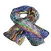 Claude Monet: Seidenschal "Irisbeet in Monets Garten"