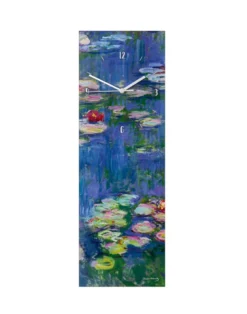 Claude Monet: Wanduhr "Seerosen"
