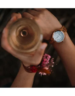 Damen-Armbanduhr "Weinprinzessin Blanc"