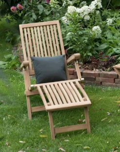 Deckchair Relax aus Teakholz