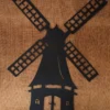 Deko-Wandbild "Windmühle" aus Metall