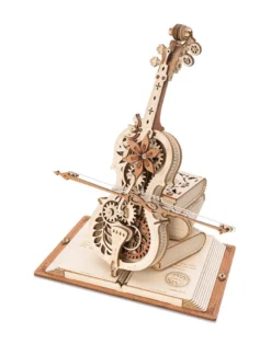 3-D-Holzpuzzle: Cello mit Klang