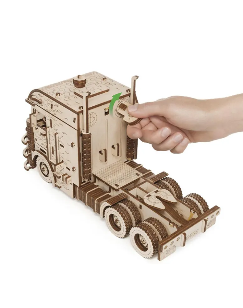 3-D-Holzpuzzle LKW mit Container