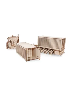 3-D-Holzpuzzle LKW mit Container