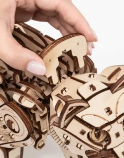 3-D-Holzpuzzle Mechanische Katze