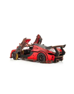3-D-Holzpuzzle Rennwagen