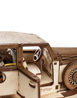 3-D-Holzpuzzle Retro-Limousine, Wind up car