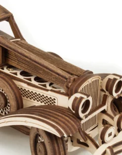 3-D-Holzpuzzle Retro-Limousine, Wind up car