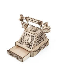 3-D-Holzpuzzle Retro-Telefon