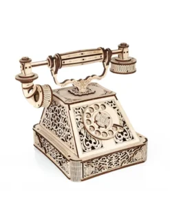 3-D-Holzpuzzle Retro-Telefon