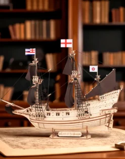3-D-Holzpuzzle: Segelschiff Lord of the Seas