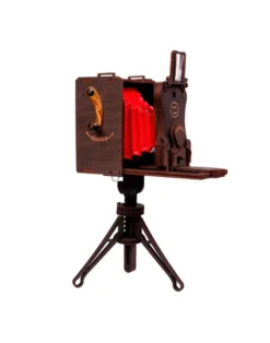 3-D-Holzpuzzle Sofortbildkamera inkl. Fujifilm Instax (10 Aufnahmen)