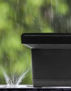 Digitaler Funk-Regenmesser für Niederschlagsmengen und Temperaturen