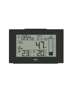 Digitaler Funk-Regenmesser für Niederschlagsmengen und Temperaturen