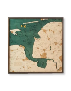 3-D-Wandkarte