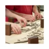 3-D-Wandkarte "Hamburg" aus Holz, Größe L