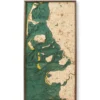 3-D-Wandkarte "Nordfriesische Inseln" aus Holz, Größe XL