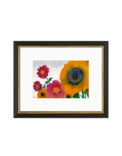 Emil Nolde: Bild "Rotgelbe Sonnenblume und Sommerblumen" (um 1930)