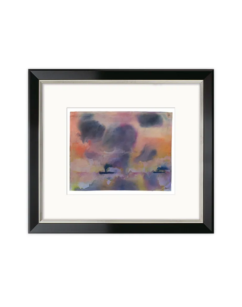 Emil Nolde: Bild „Stilles Meer mit zwei Dampfern“ (um 1946)