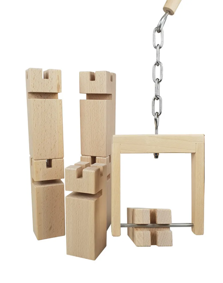 Fröbelturm aus Holz für 2-16 Spieler