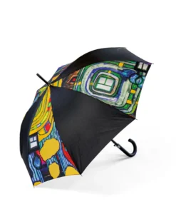 Friedensreich Hundertwasser: Stockschirm "Regentropfenfänger"