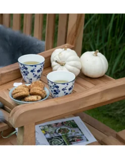 Gartenbank Küsten-Liebe aus Teakholz