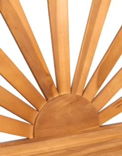 Gartenbank Küsten-Sonne aus Teakholz