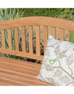 Gartenbank Küsten-Welle aus Teakholz, Lieferung ab Juli 2026