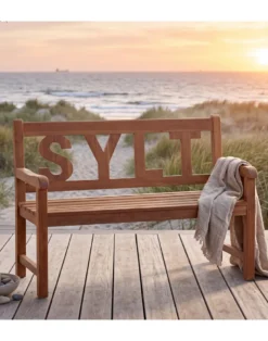 Gartenbank SYLT, Teakholz - Lieferung ab Dezember 2026!!!
