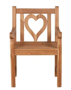Gartensessel Herz, Teak - ausverkauft
