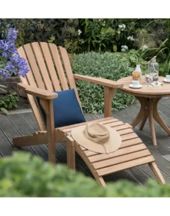 Gartenstuhl Küsten-Lounger aus Teakholz
