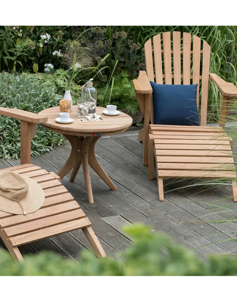Gartenstuhl Küsten-Lounger aus Teakholz