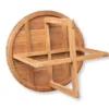 Gartentisch Schwentine, rund, aus Teakholz