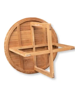 Gartentisch Schwentine, rund, aus Teakholz